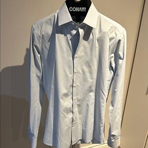 Elegant Light Blue Men's Dress Shirt